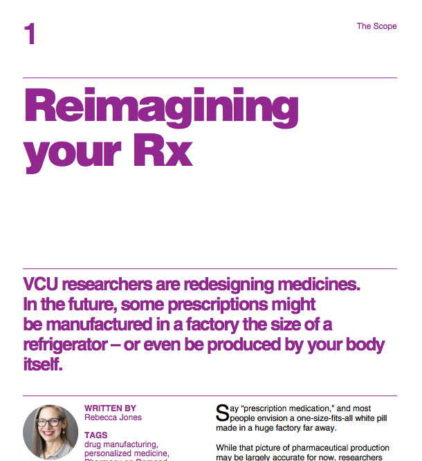 "Reimagining your Rx" by Rebecca Jones